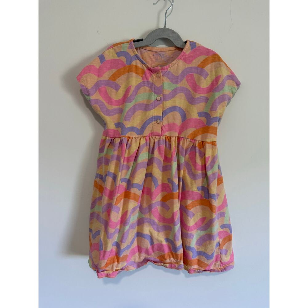 $15 Next Girls 5-6 years 100% cotton Rainbow Dress